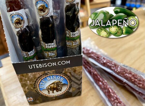 Jalapeno Flavored 1oz. Bison Jerky Sticks