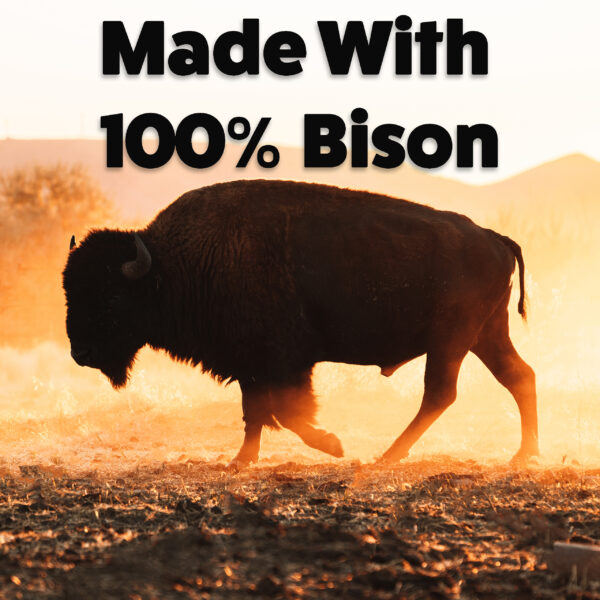 Bison Jerky Sticks Made With 100% Bison